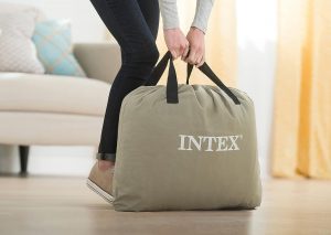 Intex 64126 essential rest cama de aire para dos personas InflaDream bolsa transporte