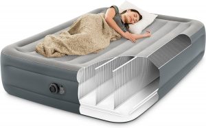 Intex 64126 essential rest cama de aire para dos personas InflaDream perspectiva interior